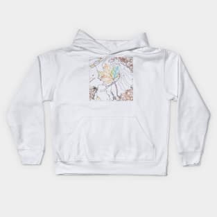 Falling leaves Kids Hoodie